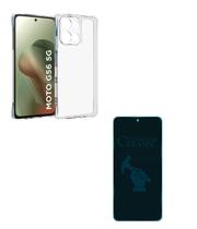Película Frontal Privacidade Fosca + Capa Anti Impactos Para Moto G56 5G Película Frontal Privacidade Fosca + Capa Anti Impactos Para Moto G56 5G