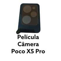 Película Gel Hidrogel Frente e Verso + Pel. Câmera Para Xiaomi Poco X5 Pro 5G