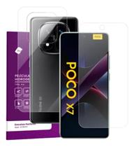 Película Gel Hidrogel Hd Frente E Verso Compatível Para Xiaomi Poco X7 X 7