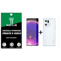 Película Gel Hidrogel HD Frente E Verso para Oppo Find X5 Pro