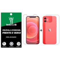 Pelicula Gel Hydrogel HD Frente E Verso Anti Impacto para iphone 12 Pelicula Gel Hydrogel HD Frente E Verso Anti Impacto para iphone 12