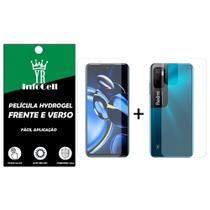 Película Gel Hydrogel HD Frente E Verso Anti Impacto para redmi Note 11 SE Película Gel Hydrogel HD Frente E Verso Anti Impacto para redmi Note 11 SE