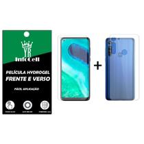 Película Gel Hydrogel HD Frente E Verso Moto G8 Anti Impacto