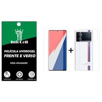 Película Gel Hydrogel HD Frente E Verso para Vivo IQOO 9 Pro