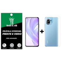 Película Gel Hydrogel HD Frente E Verso para Xiaomi Mi 11 Lite Película Gel Hydrogel HD Frente E Verso para Xiaomi Mi 11 Lite