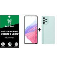 Película Gel Hydrogel HD Frente E Verso Samsung Galaxy A53 5G Película Gel Hydrogel HD Frente E Verso Samsung Galaxy A53 5G