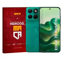 Película Hidrogel Edge 70 Fusion HD ou Fosca Frente+Verso Película Hidrogel Edge 70 Fusion HD ou Fosca Frente+Verso