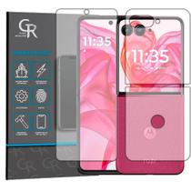 Película Hidrogel Frente e Verso Para Motorola Moto Razr 50