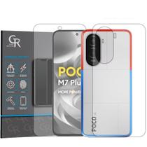 Película Hidrogel Frente e Verso Para Xiaomi Poco M7 Plus