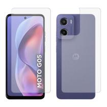 Pelicula Hidrogel Frente Verso Compatível Motorola Moto G05 Pelicula Hidrogel Frente Verso Compatível Motorola Moto G05