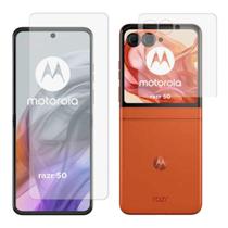 Pelicula Hidrogel Frente Verso Compatível Para Moto Razr 50