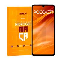 Película Hidrogel Frontal Poco C71 Transparente Ou Fosca Película Hidrogel Frontal Poco C71 Transparente Ou Fosca