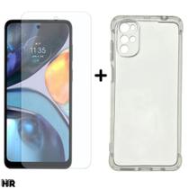 Película Hidrogel Hd Anti Impacto Motorola Moto G22 + Capa Capinha Case Película Hidrogel Hd Anti Impacto Motorola Moto G22 + Capa Capinha Case