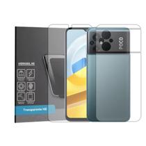 Película Hidrogel HD Frente e Verso Compativel Com Xiaomi Poco M5 Película Hidrogel HD Frente e Verso Compativel Com Xiaomi Poco M5