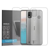 Película Hidrogel HD Frente e Verso Para Nokia C21 Plus