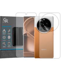 Película Hidrogel HD Frente e Verso Para Oppo Find X6 Pro Película Hidrogel HD Frente e Verso Para Oppo Find X6 Pro
