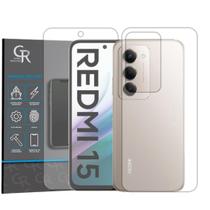 Película Hidrogel HD Frente e Verso Para Xiaomi Redmi 15 5G Película Hidrogel HD Frente e Verso Para Xiaomi Redmi 15 5G