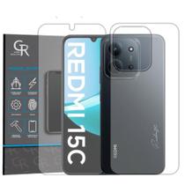 Película Hidrogel HD Frente e Verso Para Xiaomi Redmi 15C 4G