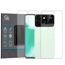 Película Hidrogel HD Frente e Verso Para ZTE Blade A35 Película Hidrogel HD Frente e Verso Para ZTE Blade A35