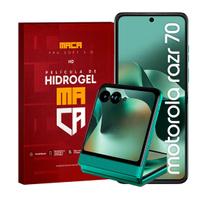 Película Hidrogel Motorola RAZR 70 Frente e Verso Hd-Fosca Película Hidrogel Motorola RAZR 70 Frente e Verso Hd-Fosca