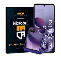 Película Hidrogel Motorola RAZR 70 Ultra Privacidade Película Hidrogel Motorola RAZR 70 Ultra Privacidade
