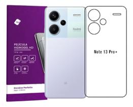 Película Hidrogel Para Tampa Traseira Verso Compatível Para Xiaomi Redmi Note 13 Pro Plus