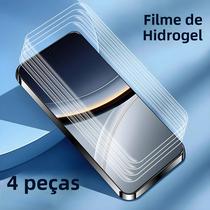 Película Hidrogel Xiaomi Poco F7 5G 4 Peças Protetores De Tela Macios De Cobertura Total Pocophone