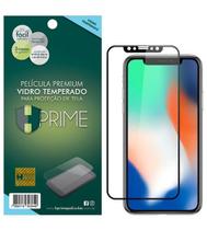 Película Hprime Vidro Temperado Iphone X Preto ColorGlass 6D - Cobre Toda Tela Película Hprime Vidro Temperado Iphone X Preto ColorGlass 6D - Cobre Toda Tela