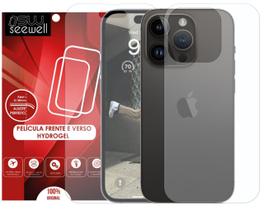 Película Hydrogel Anti Impacto Frente e Verso HD Compativel com iPhone 14 Pro e iphone 14 Pro Max