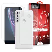 Pelicula Hydrogel HD Frente e Verso Motorola One Fusion Plus - 100% Transparente