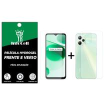 Película Hydrogel HD Frente E Verso para Realme C35