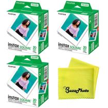 Película instantánea a color Fujifilm Instax Square, 60 hojas Película instantánea a color Fujifilm Instax Square, 60 hojas