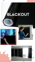 Pelicula insufilm blackout (nao ve absolutamente nada dos dois lados) 75cm x 3metros