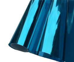 Pelicula insulfilm azul espelhado 75cm x 2,50metros