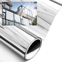 Pelicula insulfilm espelhado prata 50cm x 2 metros - WORLDFILM Pelicula insulfilm espelhado prata 50cm x 2 metros - WORLDFILM