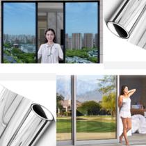 Pelicula insulfilm prata espelhado 50cmx1metro poliester