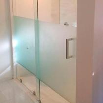 Película Jateada Para Vidro Box Vitrine Janela Blindex Auto Adesivo Impermeável Lavável 0,75x3,00m