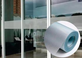 Pelicula Jateada para Vidro Faixa Anti Trombada Porta de Vidro Segurança 10cmx3m