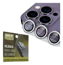 Pelicula Lente Camera P/ iPhone 16 Pro/16 Pro Max Com Brilho