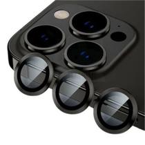 Película Lente Compatível Com iPhone 14 / 14 Plus Preto Câmera Armor X-One