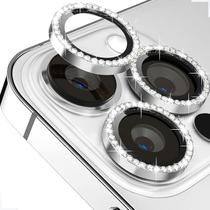 Película Lentes De Câmera iPhone C/Strass kit Protetor Câmera compativel IPHONE 11 e 12