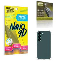 Película Nano 9D + Capa Anti Shock + Película Câmera