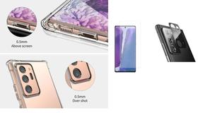 Película Nano Gel Samsung Galaxy Note 20 Tela 6.7 + Película Da Lente + Capa Reforçada