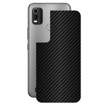 Película Nokia C21 Plus-Traseira Fibra Carbono Preta-Gshield