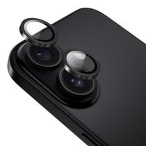 Película para câmera iPhone 16 / 16 Plus, Originais iPlace, Aro Preto