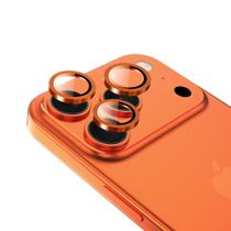 Película para câmera iPhone 17 Pro/ 17 Pro Max, Originais iPlace, Laranja