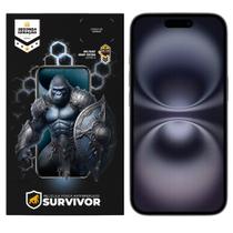 Película para iPhone 16 com Aplicador - Survivor Fosca - Gshield