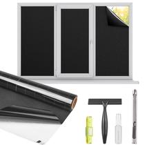 Película para janelas Kromapolis Blackout Total Light Blocking Black