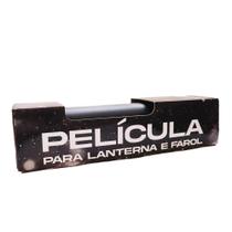Película Para Lanterna E Farol Carro 100cm X 30cm Fume Médio