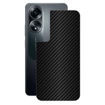Película para Oppo A58 - Traseira de Fibra de Carbono Preta - Gshield Película para Oppo A58 - Traseira de Fibra de Carbono Preta - Gshield
